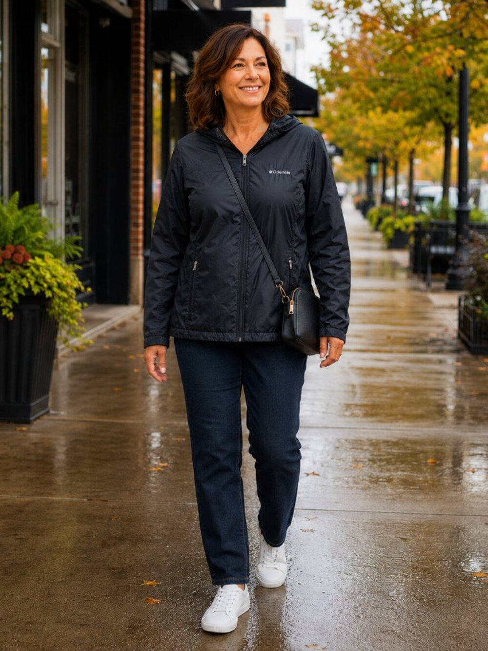 Columbia Switchback II Rain Jacket | Black | Women's Medium
